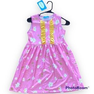 Bea & Beau Pink Polka Dot Dress 12 NWT